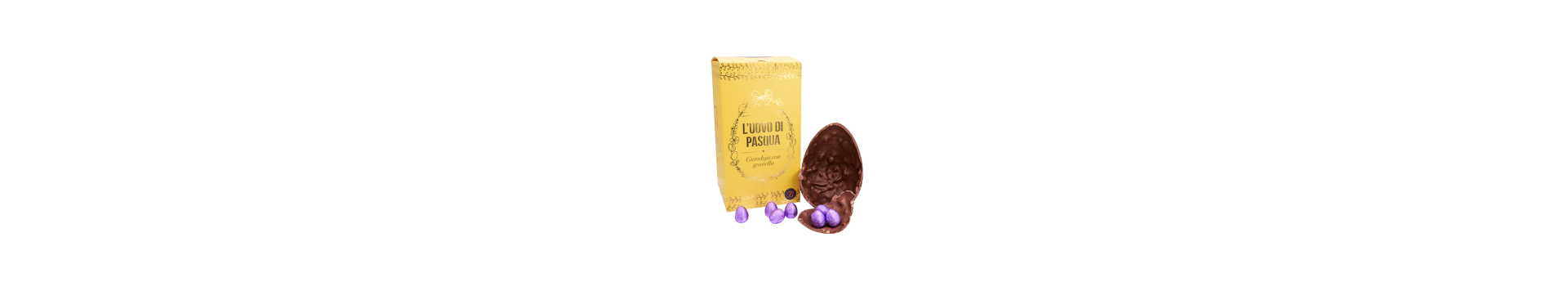 UOVO GIANDUJA CON GRANELLA DI NOCCIOLA 300g