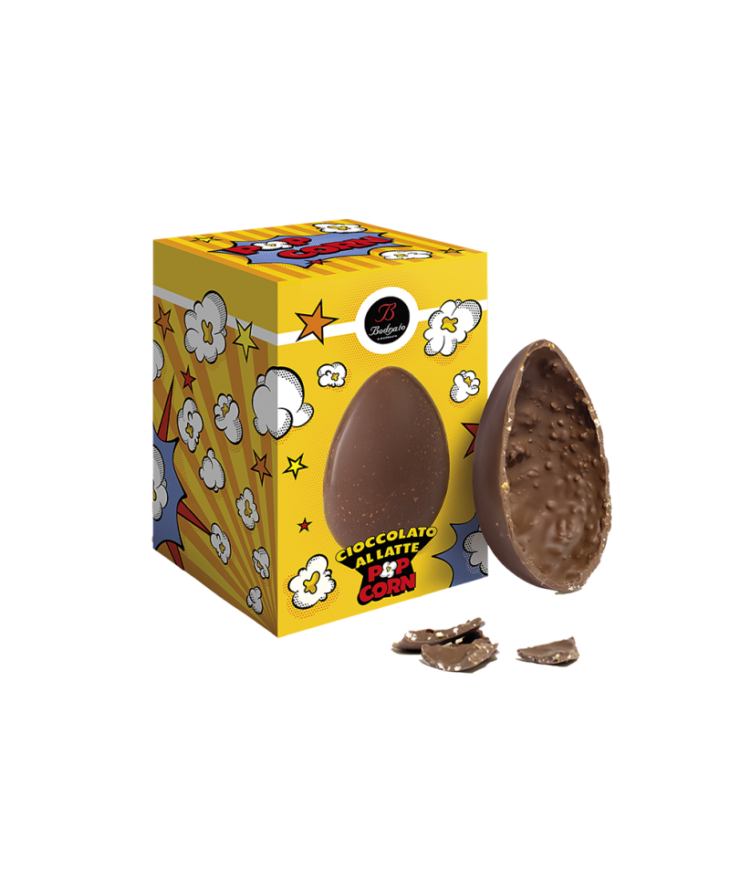 POP CORN CHOCOLATE EGG 200G