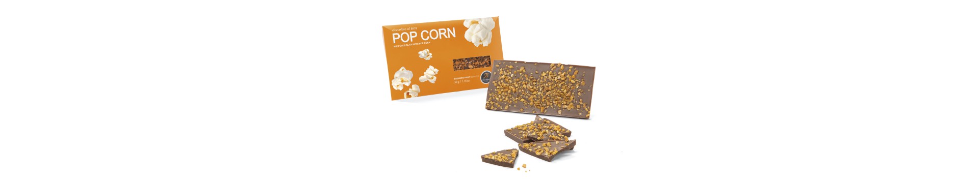 TAVOLETTA AL LATTE & POP CORN 50g