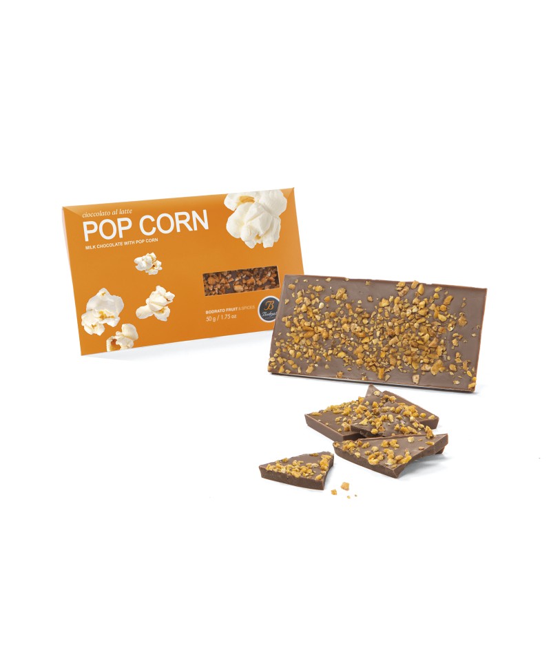 TAVOLETTA AL LATTE & POP CORN 50g